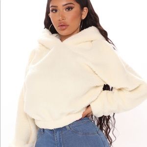 Sherpa Fur Hoodie